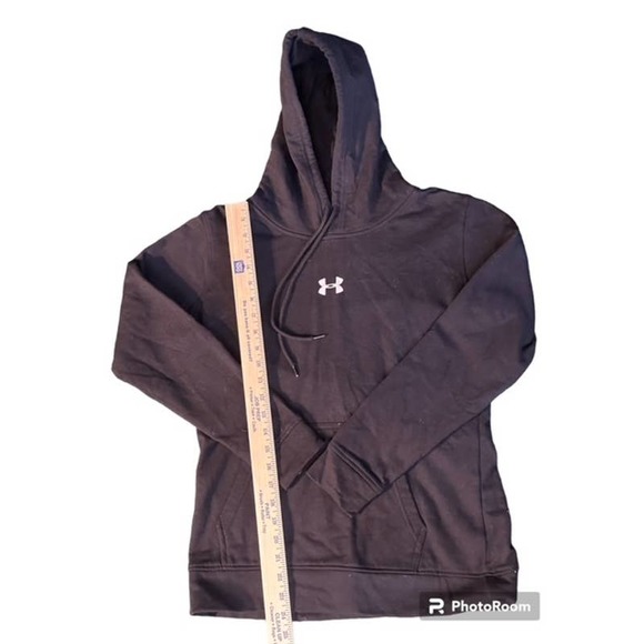 Under Armour Women’s Medium Black Hoodie Pullover Jacket EUC - Picture 3 of 5